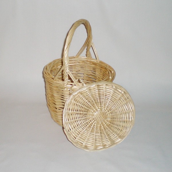 Buy Jane Birkin Basket With Lid Wicker Straw Bag Summer Beach