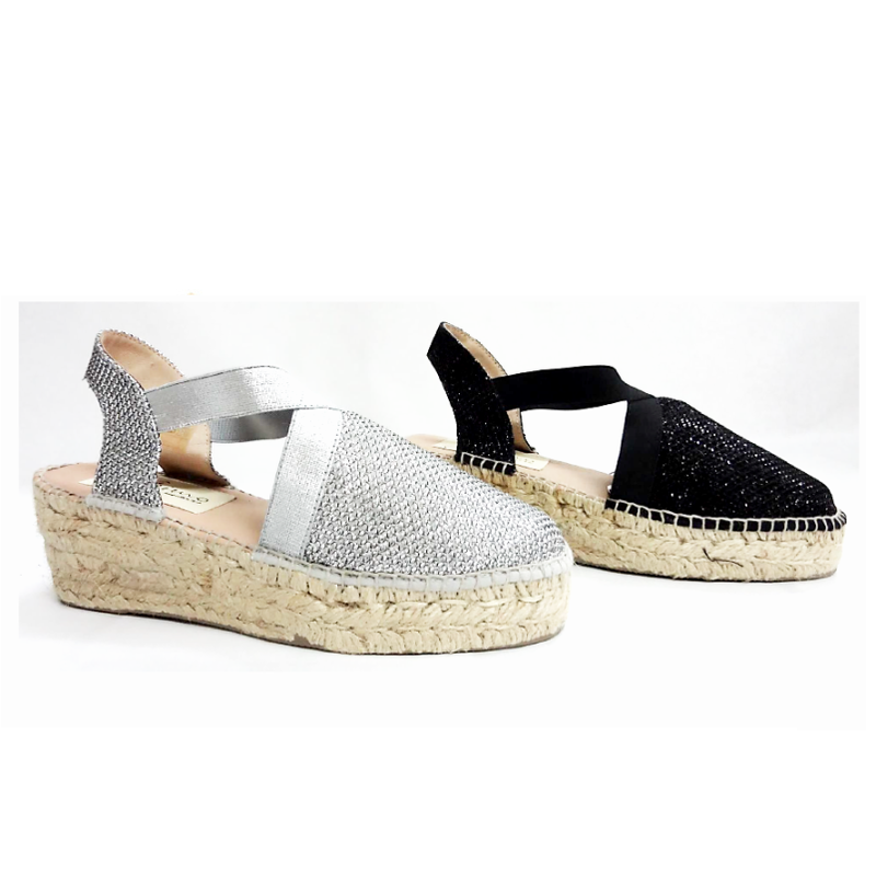 945 Konkurrere Politistation GAIMO Country Elastic Straps Wedge Sandal Espadrilles | Spanish Fashion -  SPANISH SHOP ONLINE | Our store is closed for Summer holidays. We will be  back very soon. Happy Summer!!