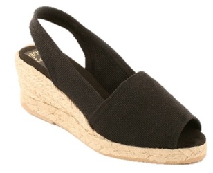 Peep toe Mid Wedge Heel Espadrilles | Spanish Shoes | Spanish Crafts ...
