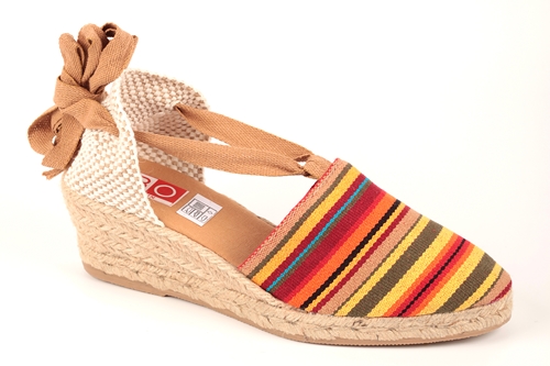 Medium Wedge Espadrilles with Cotton Laces | Spanish Shoes | Spanish ...