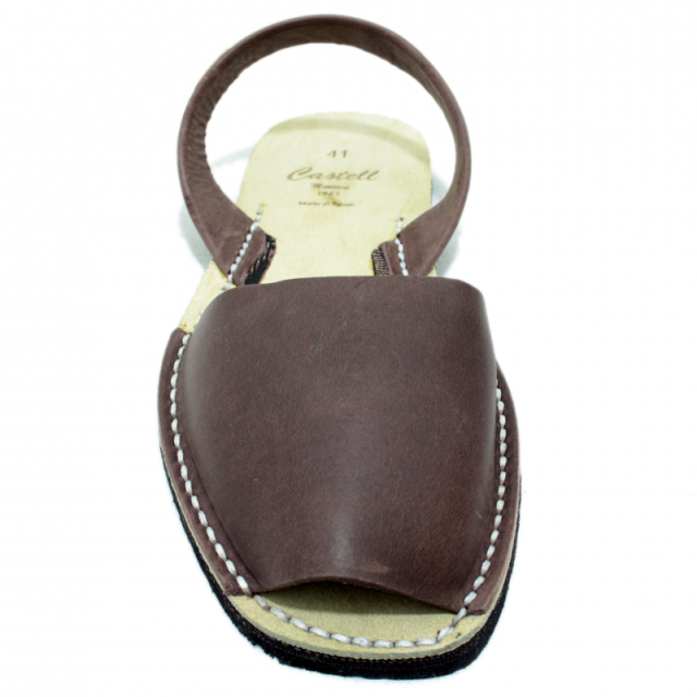 CASTELL Avarca Men's Sandal Brown Leather