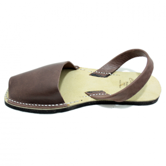 CASTELL Avarca Men's Sandal Brown Leather