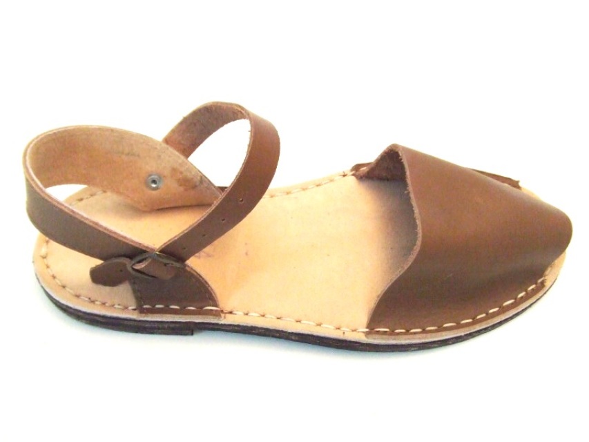 Women's Leather Frailera Menorcan Sandals