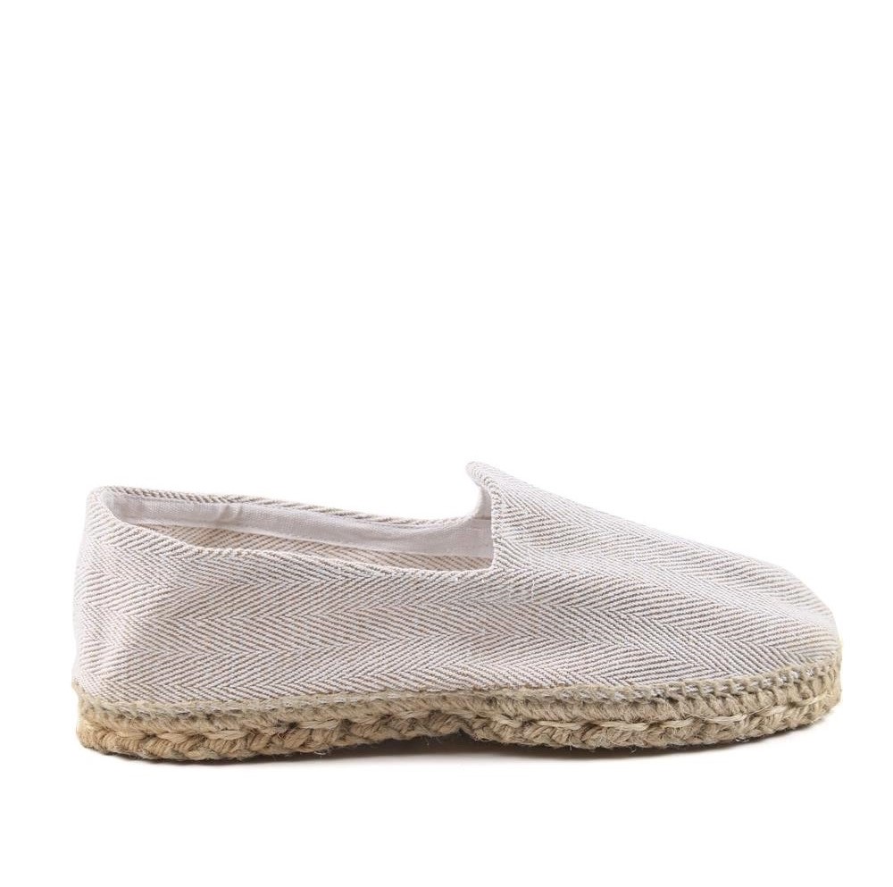 Handmade Crafted Sole Copete Men's Espadrilles Natural