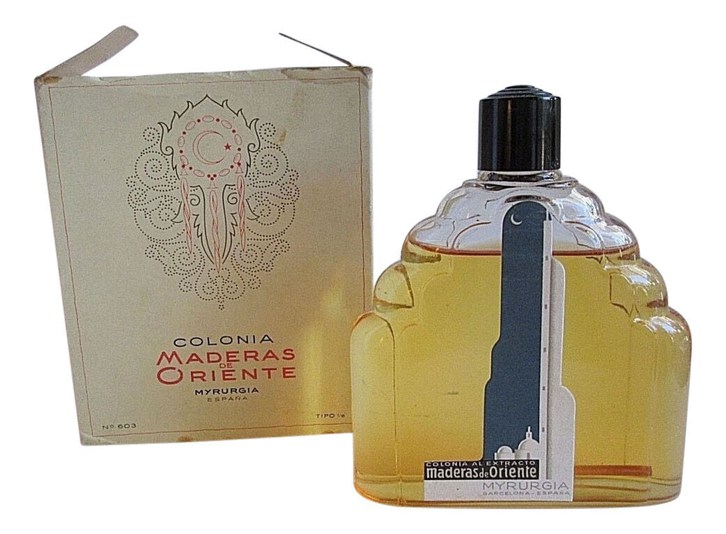 Maderas de Oriente Cologne Extract Myrurgia Nº 603 Vintage Perfume 3 1/4 Fl  Ozs